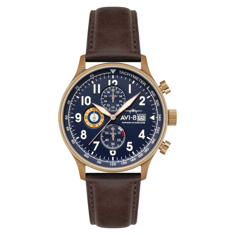 AVI-8 Hawker Hurricane Classic Chronograph Admiral Blue AV-4011-0O