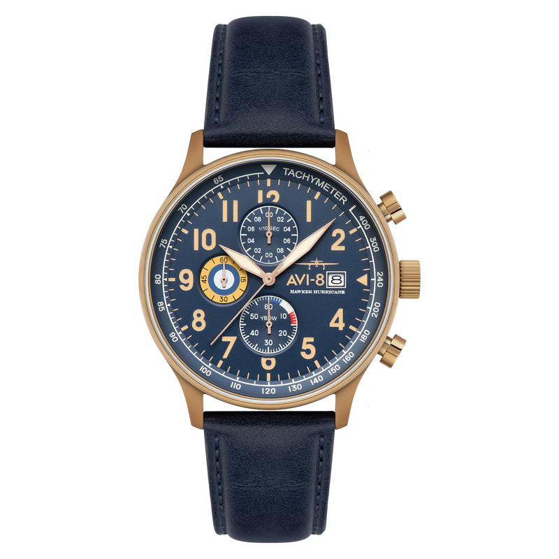 AVI-8 Hawker Hurricane Classic Chronograph Regent Blue AV-4011-0Q