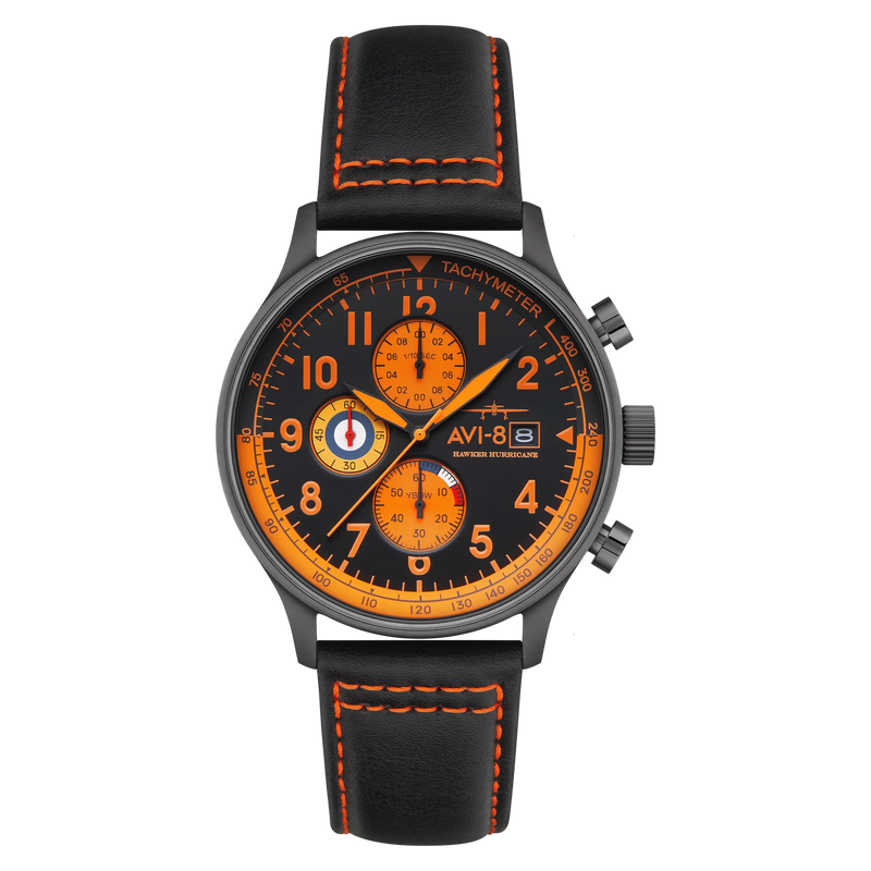 AVI-8 Hawker Hurricane Classic Chronograph Noire AV-4011-0R