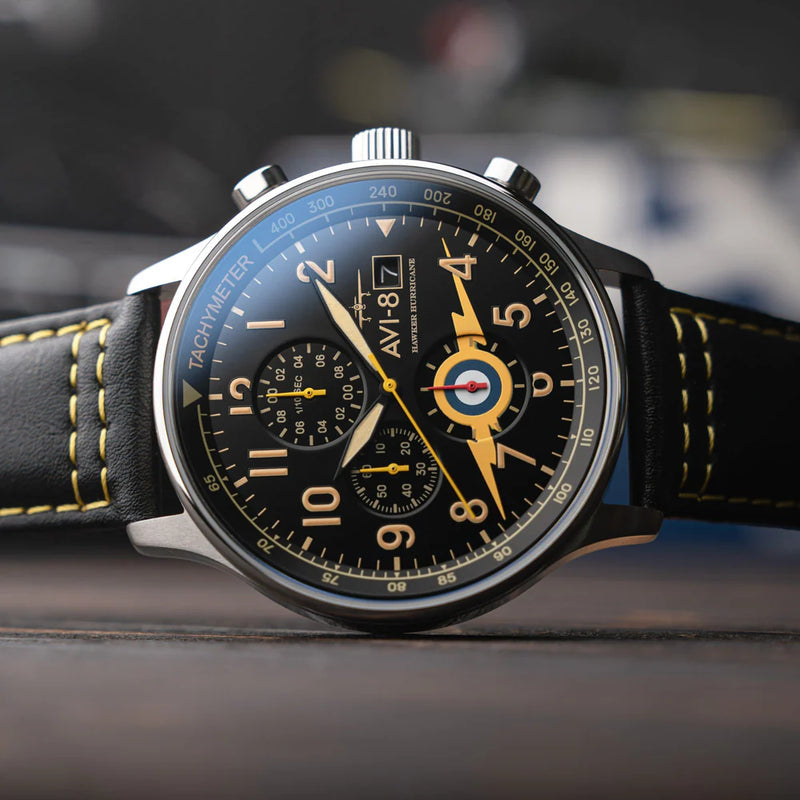 AVI-8 Hawker Hurricane Classic Chronograph Lightning Orange AV-4011-0Z