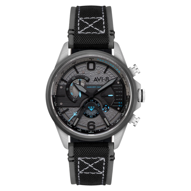 AVI-8 Hawker Harrier Dual Retrograde Chronograph Smoke Grey AV-4056-08