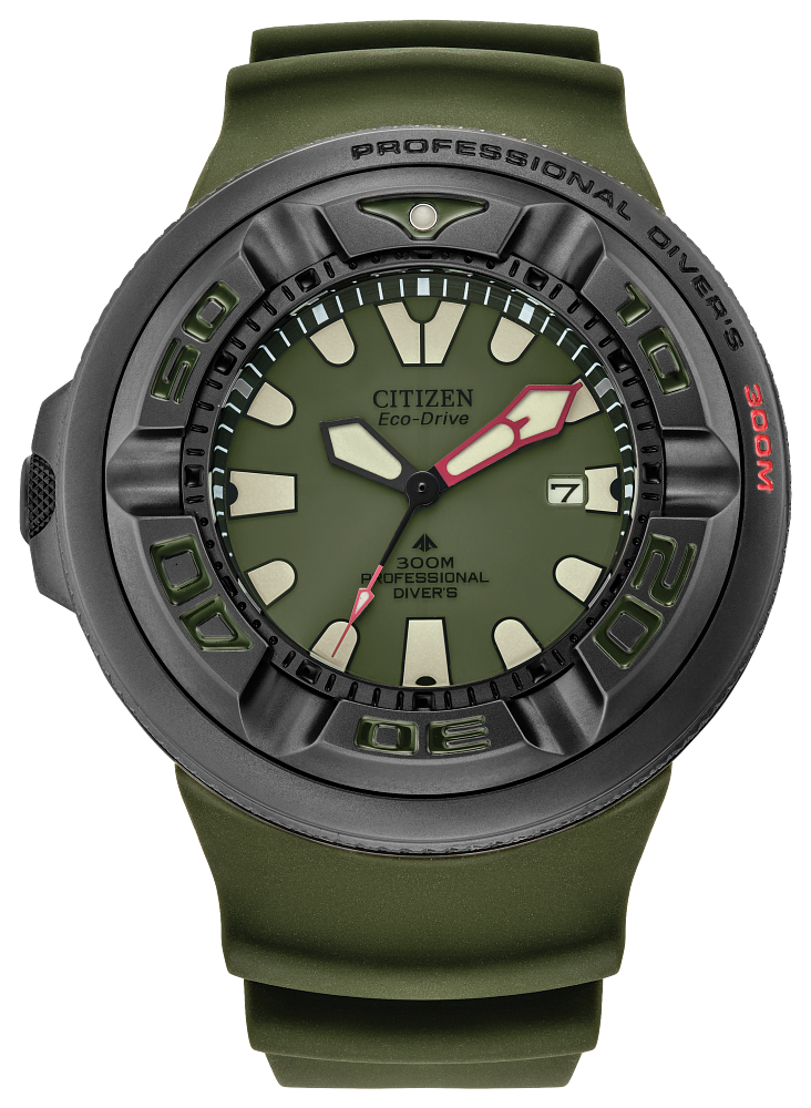 Citizen Eco-Drive Promaster Ecozilla Green Dial Watch BJ8057-09X