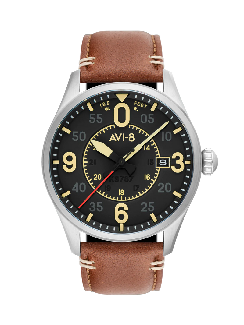 AVI-8 Spitfire Smith Birmingham Automatic Watch Blue AV-4090-01